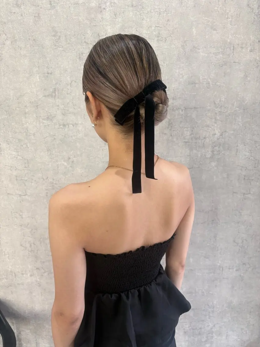 セミロング ヘアセット 山田 明のヘアスタイル