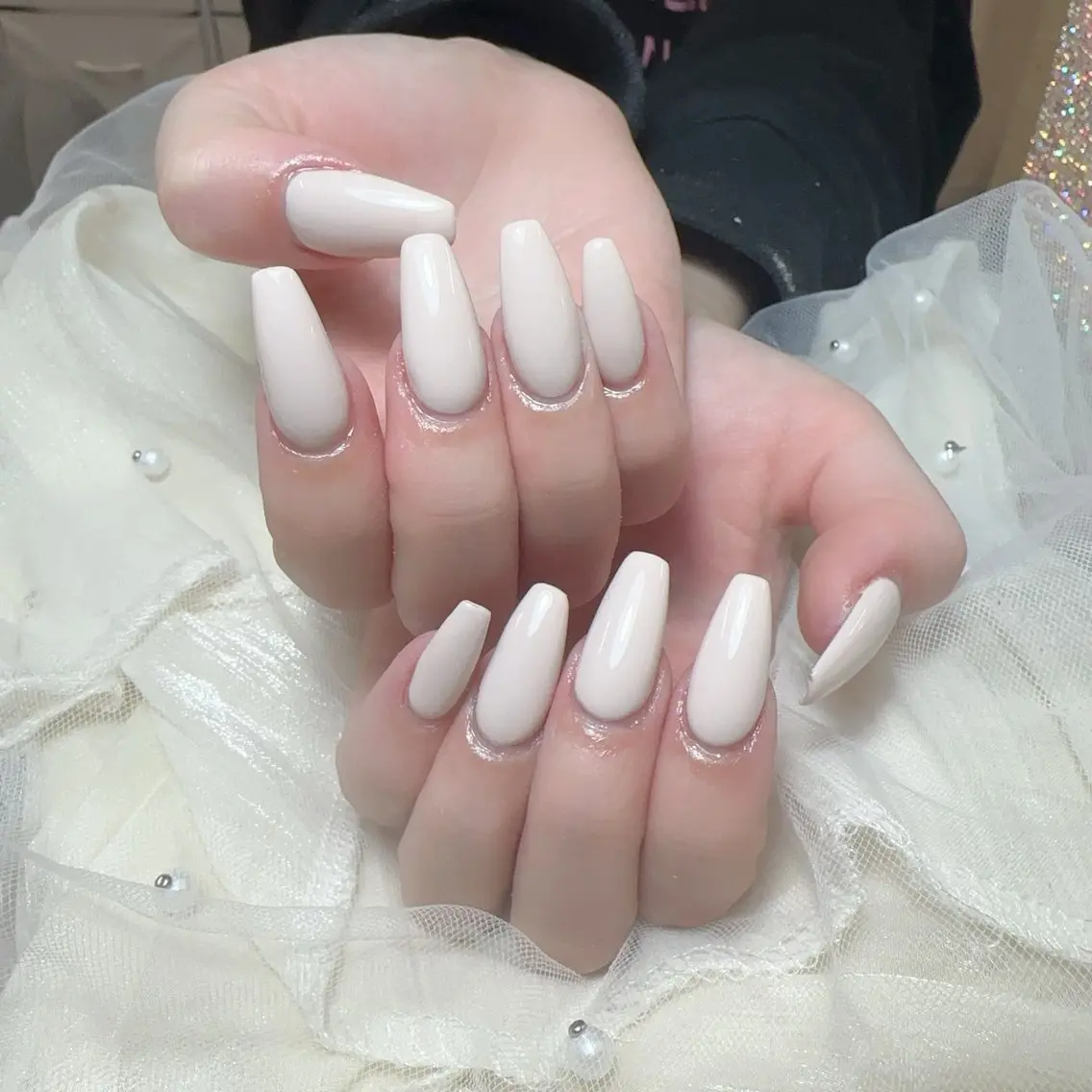 ネイル ハンドネイル 🎀nana🫧 ワンホンネイル🎀のネイルデザイン