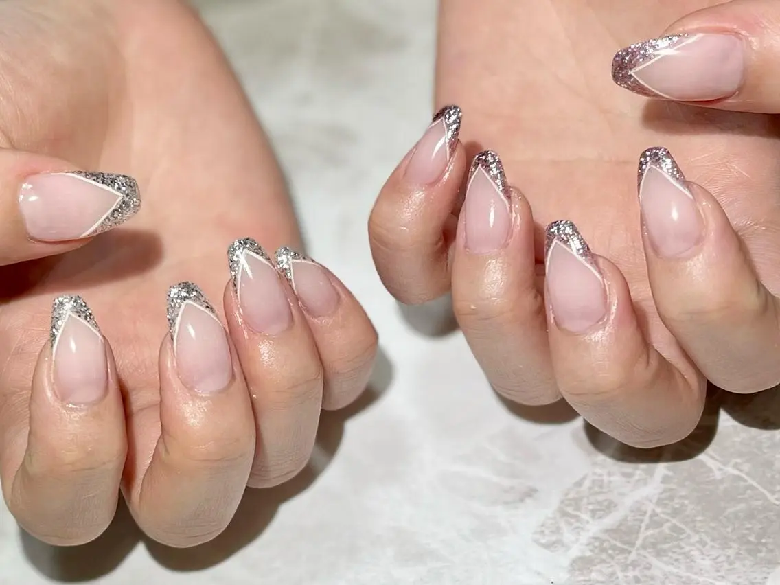 ネイル フットネイル フレンチネイル ニュアンスネイル シンプルネイル 春ネイル nail fufla ♡yamane♡のネイルデザイン