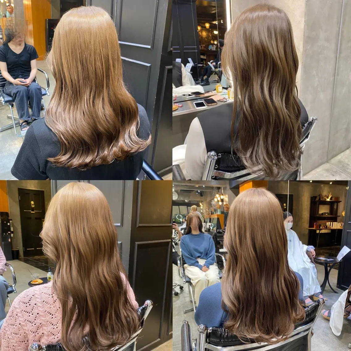 セミロング カラー ベージュカラー ブリーチ ショコラベージュ 透明感カラー ダブルカラー カット ヘアカラー 透明感カラー🌿 グレージュ🐺陽介のヘアスタイル