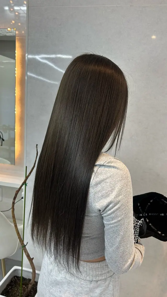 【🫧ダメージレス髪質改善カラー🫧】➕【🥣生トリートメント🥣】➕【✂️Cut✂️】の写真