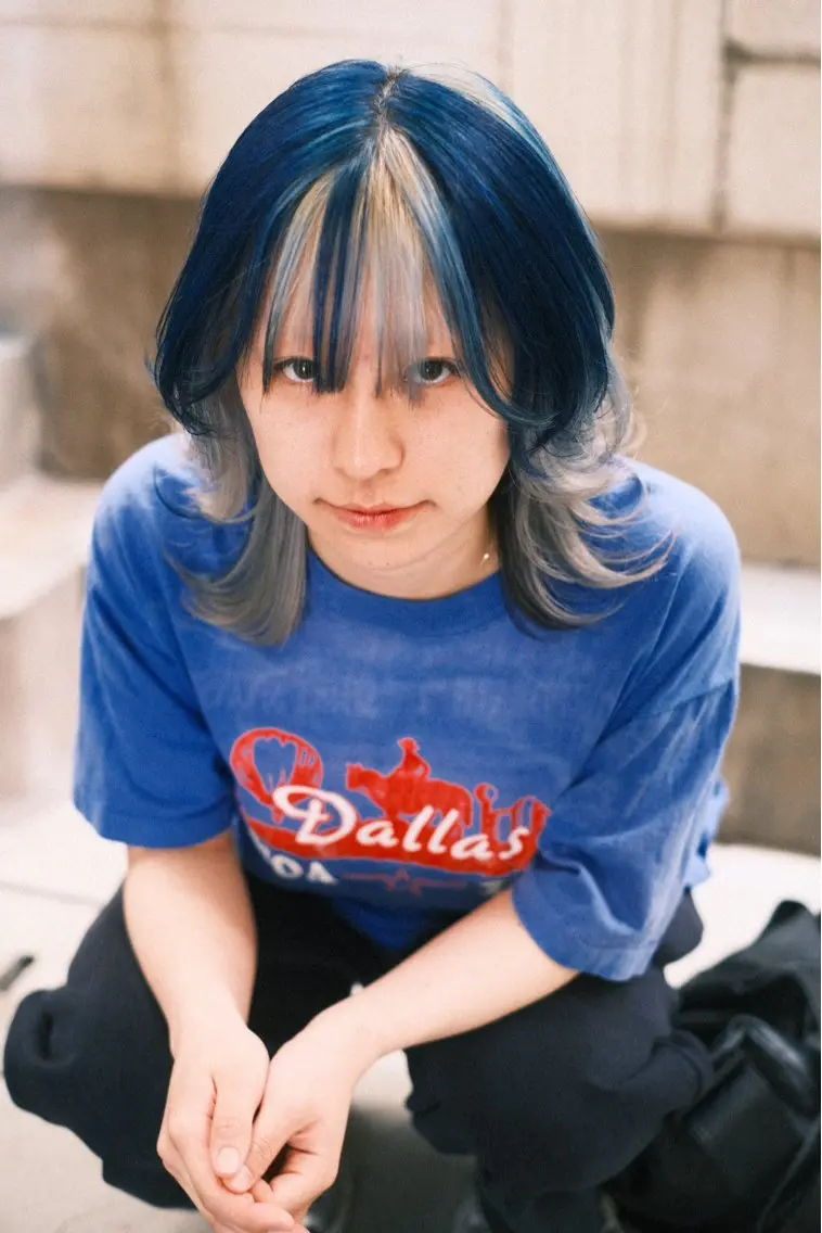 ミディアム カラー ヘアアレンジ ヘアカラー トリートメント 個性爆弾💣 ダブルカラー/ゆかのヘアスタイル