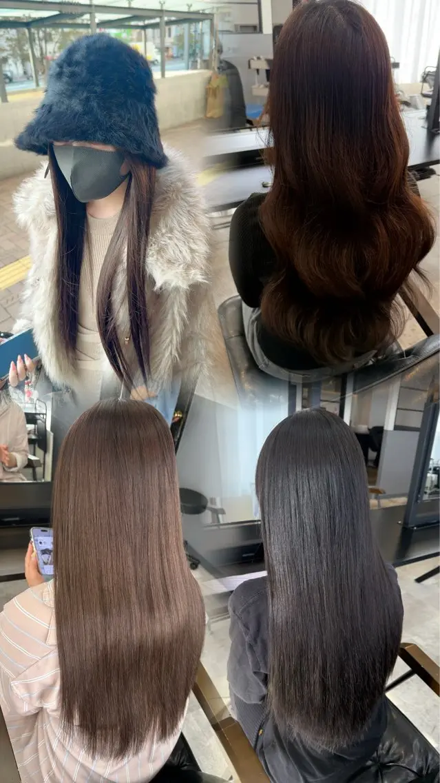 カラー ヘアカラー エクステ NANOHA エクステ・ヘアセットのヘアスタイル