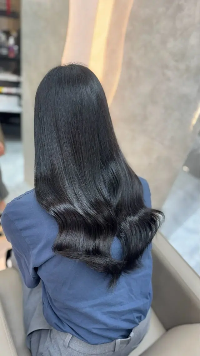 ロング カラー ゆうな🍒/熊谷/ ワンカラーのヘアスタイル