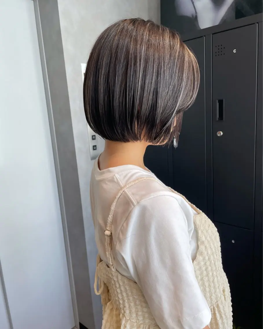 カット+コントラストハイライト+1stepトリートメントの写真