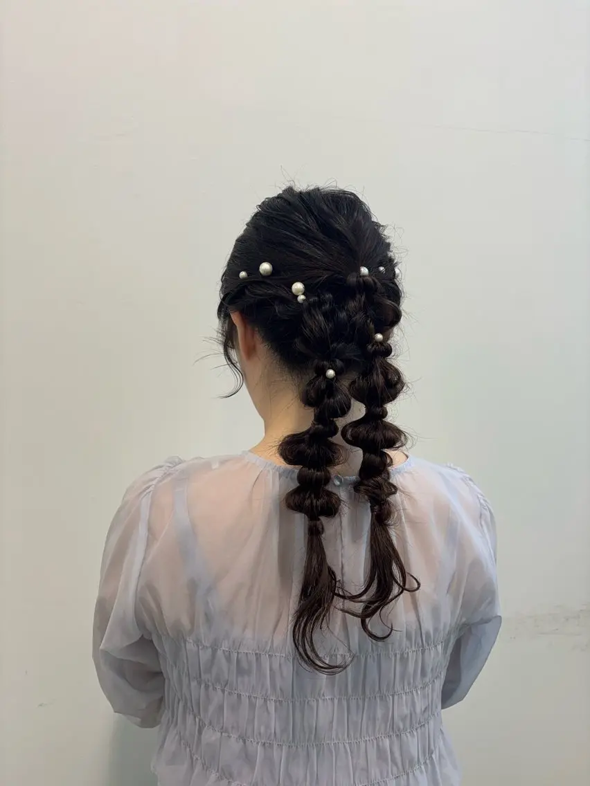 ヘアアレンジ ヘアセット 小嶋 咲輝のヘアスタイル