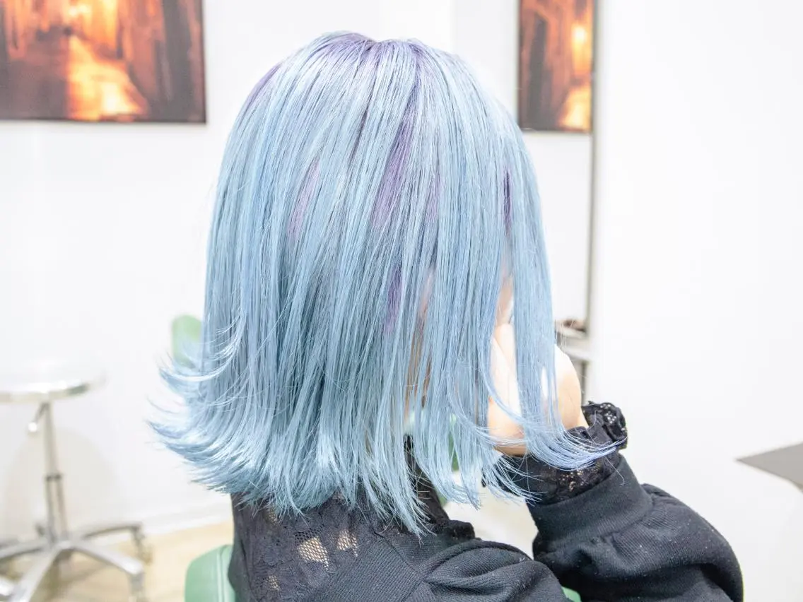 カラー ブリーチ カット Re:ta Hair 飯田淳平のヘアスタイル