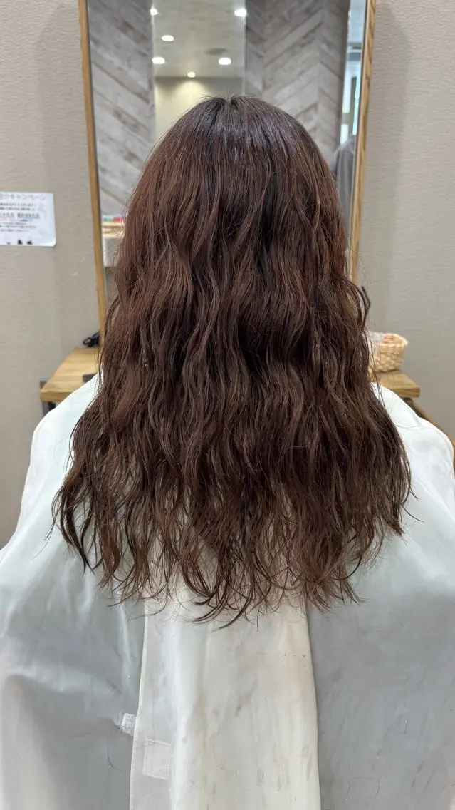 レディースパーマ＋カットの写真