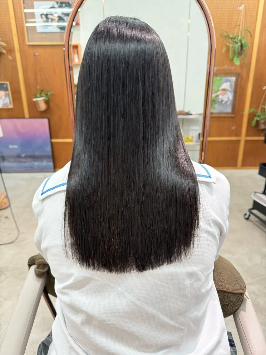 プレミアム髪質改善カラー+カット+トリートメントの写真