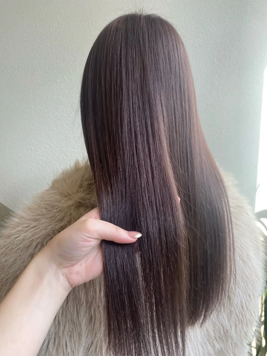 ロング カラー カット ヘアカラー トリートメント 透明感カラー/ 小顔カット/ミヅキのヘアスタイル