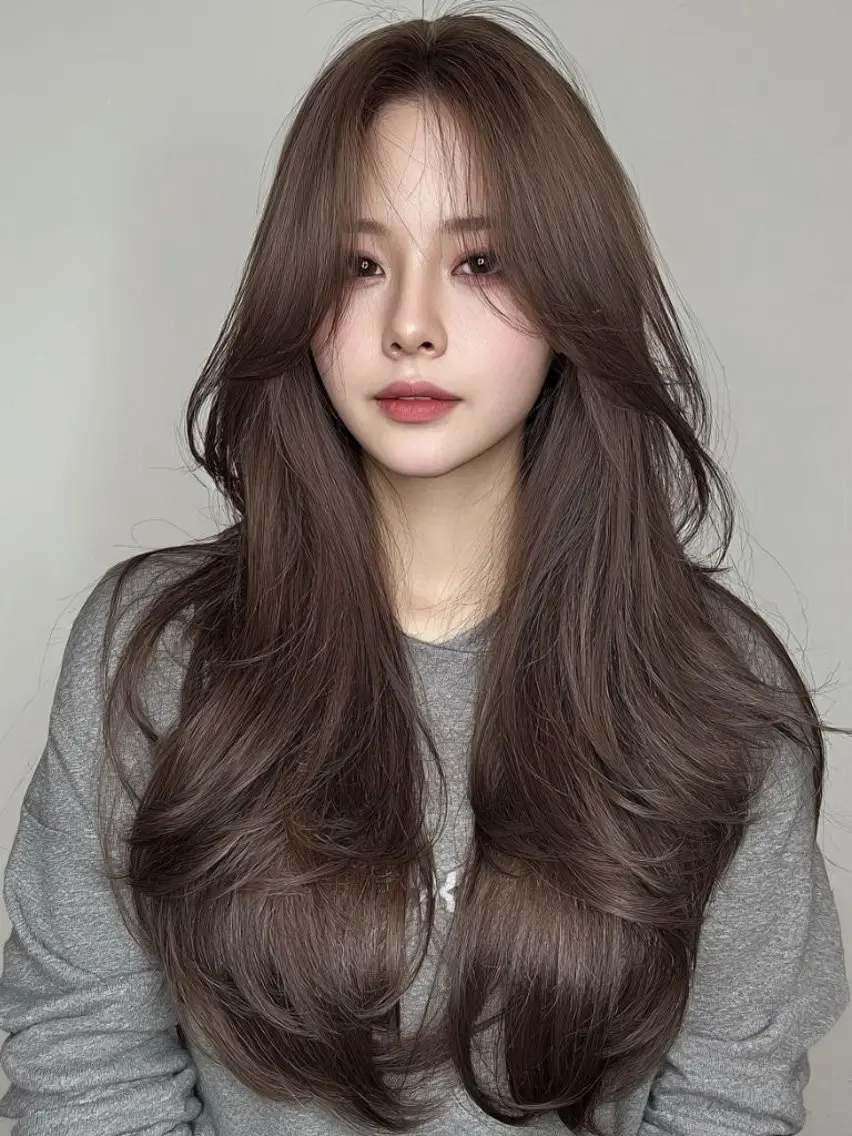 ロング ☁️透明感カラー× レイヤー ☁️ノアのヘアスタイル