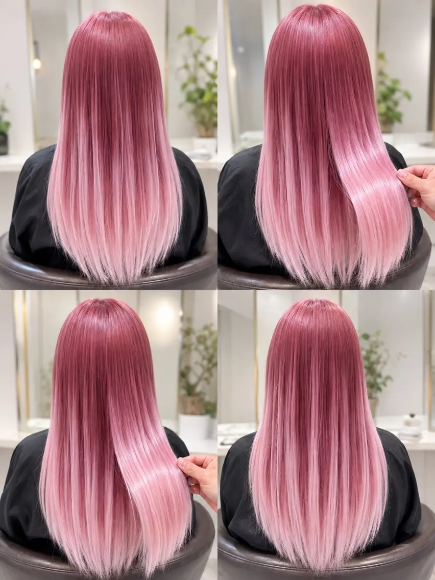 ロング カラー 佐伯 りょうのヘアスタイル