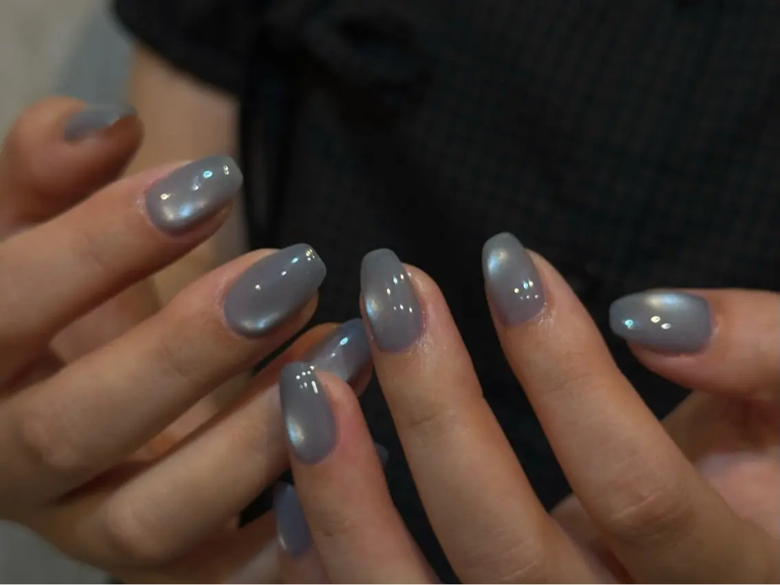 ネイル フレンチネイル マグネットネイル 持ち込み ニュアンスネイル ワンカラーネイル ハンドネイル LINEA.nail Kozueのネイルデザイン