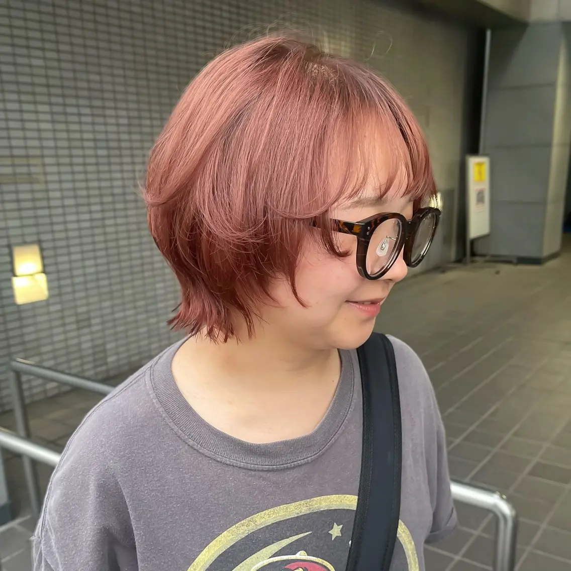 ショート カット ヘアカラー たおちゃん／レイヤー ／透明感カラーのヘアスタイル