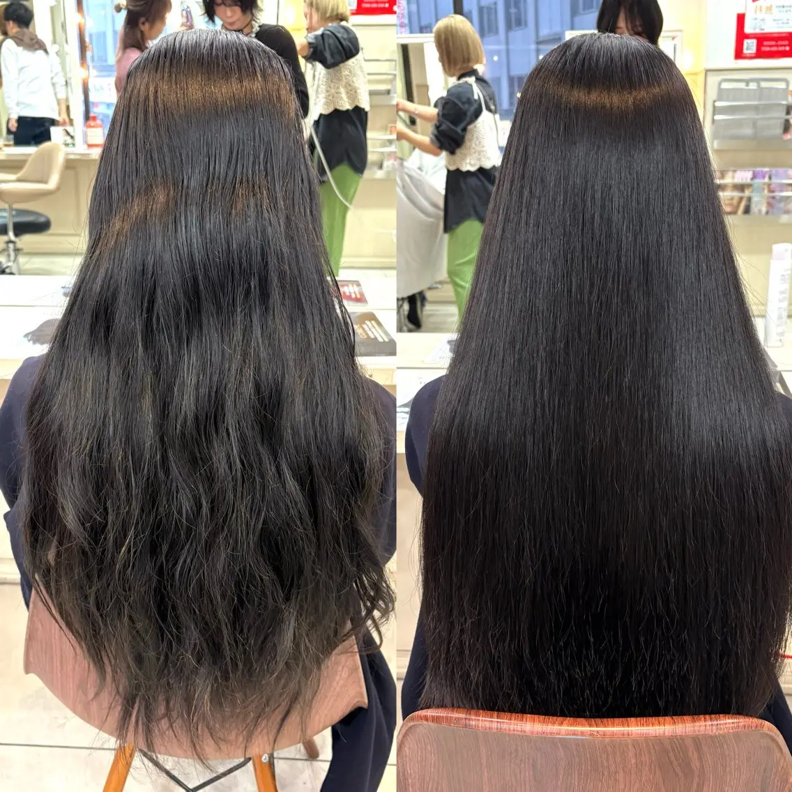 👑sins式髪質改善酸性ストレートの写真