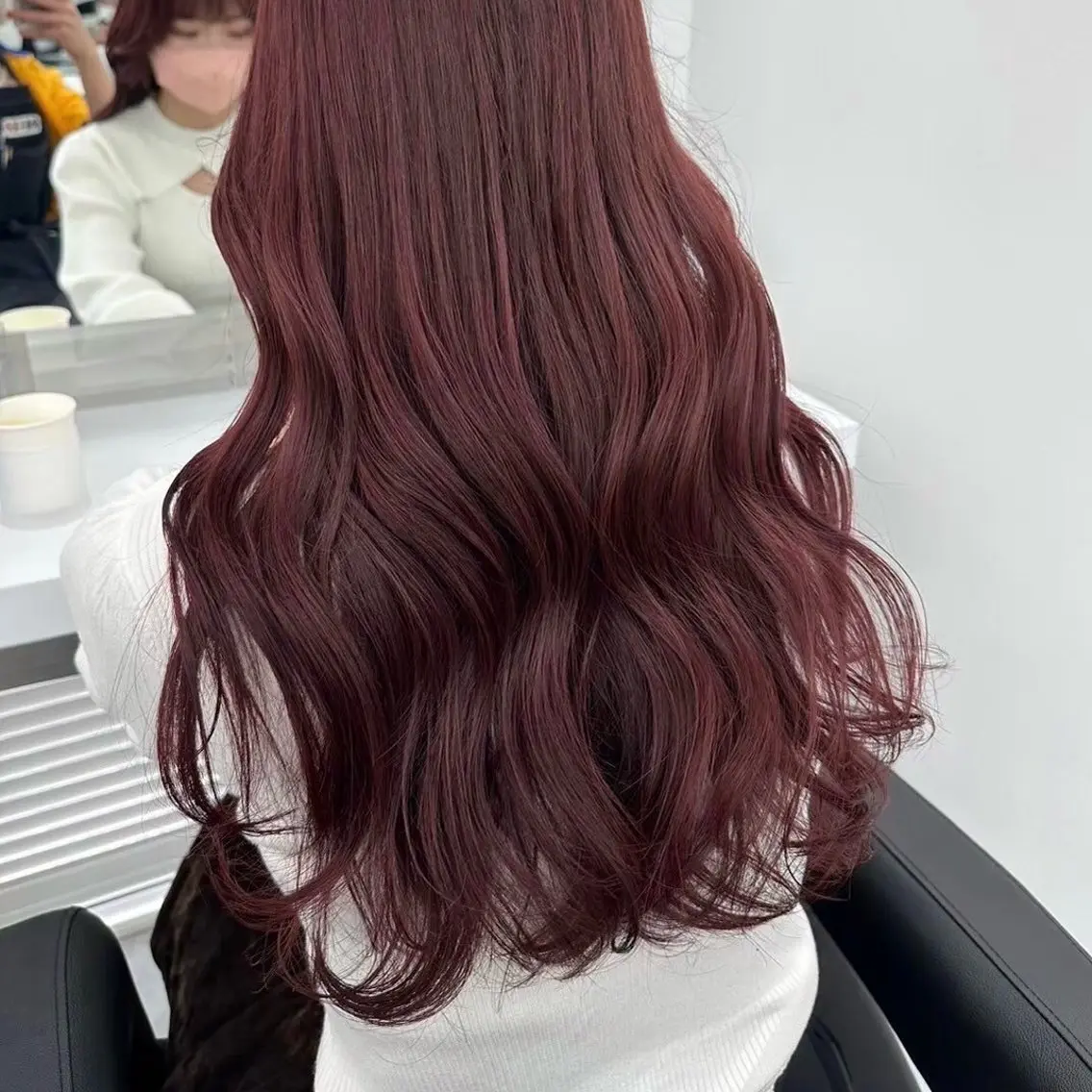 ロング カラー ヘアアレンジ ヘアカラー レイヤー×透明感カラ ー🕊AZUSAのヘアスタイル