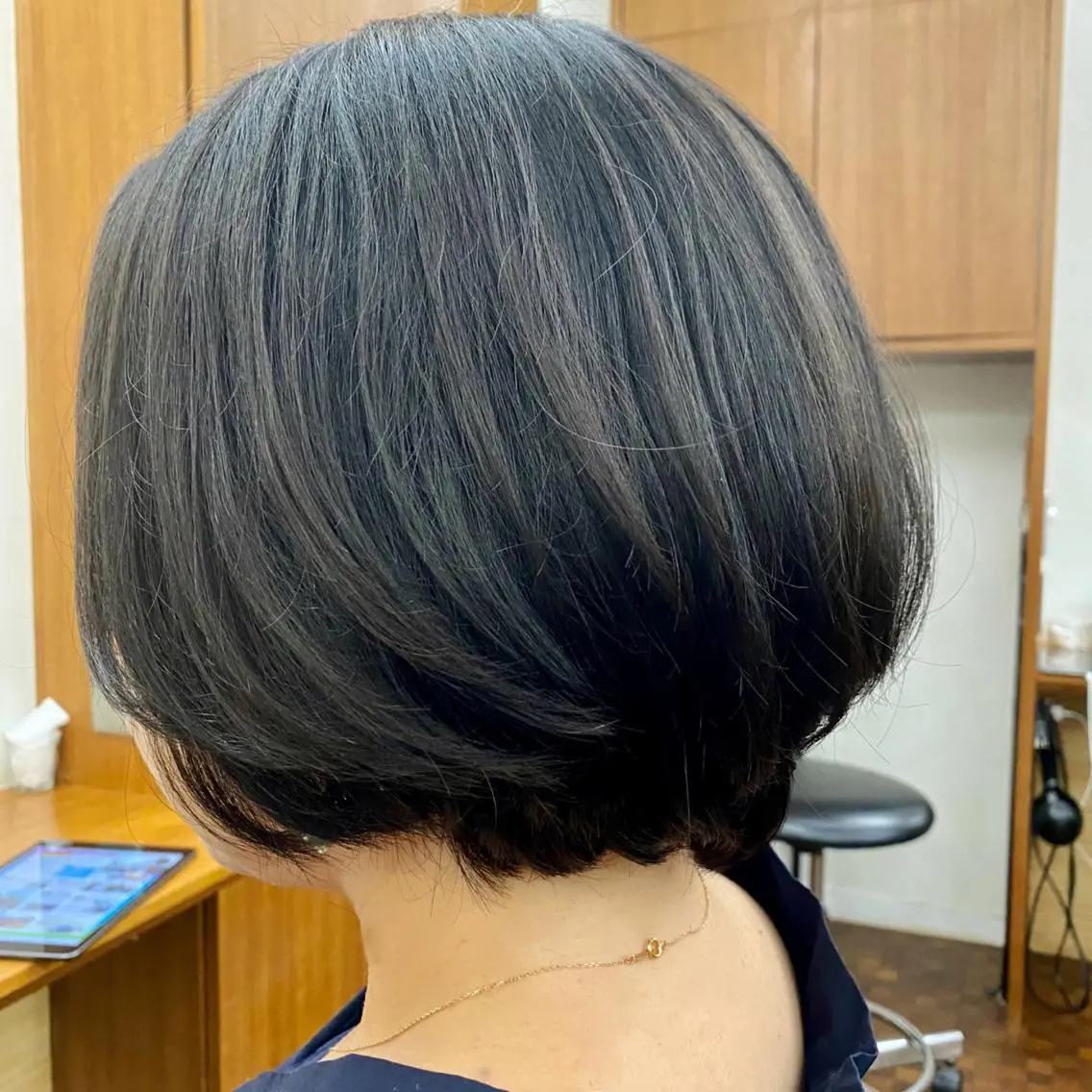 ショート 伸ばしかけ 似合わせレイヤー/ ケアパーマ/高倉のヘアスタイル