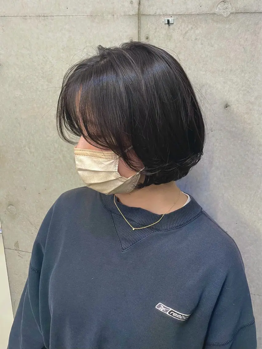 ミディアム 西大島美容師 渡部仁太のヘアスタイル