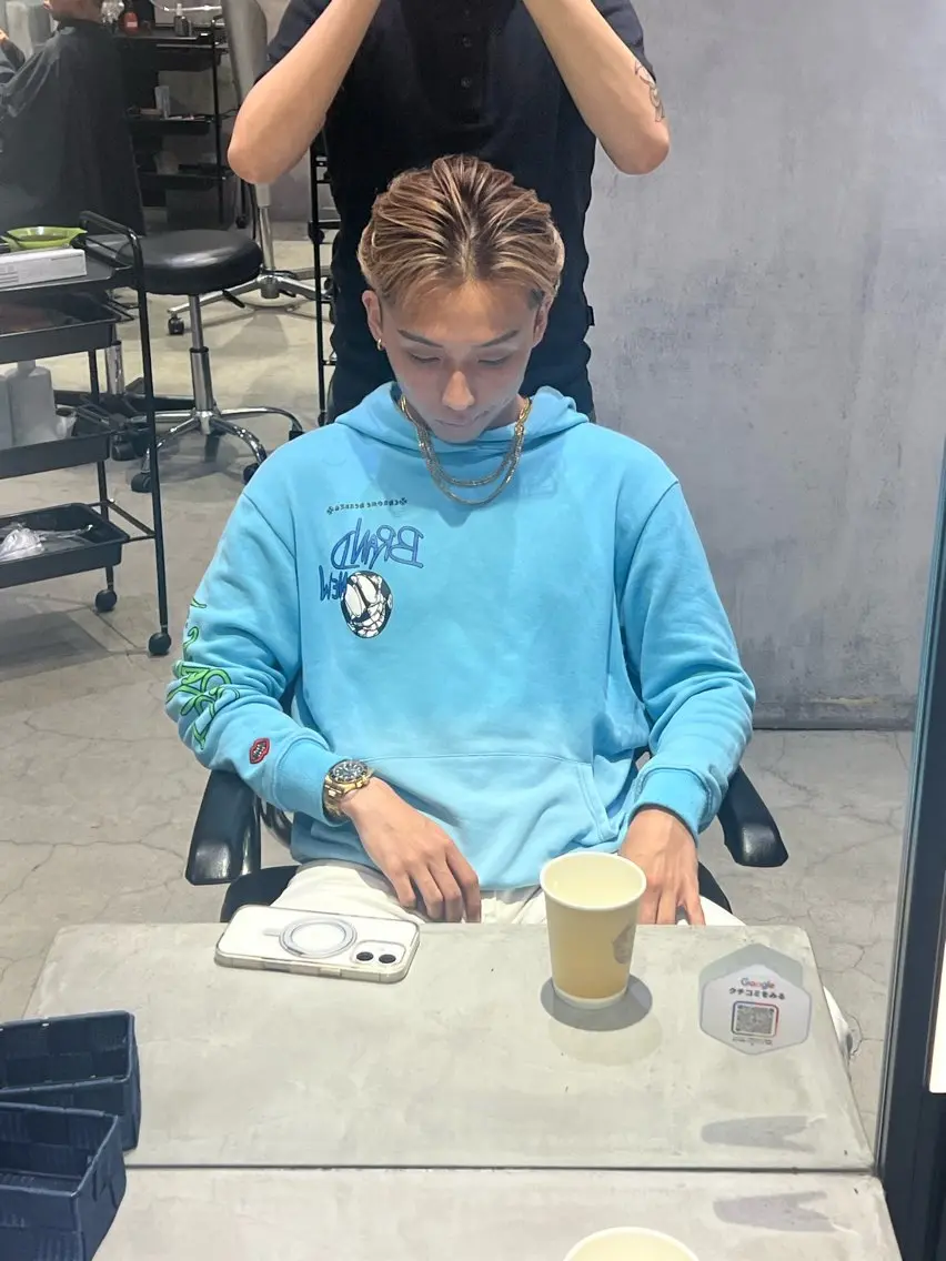カラー 粕川 空大のヘアスタイル