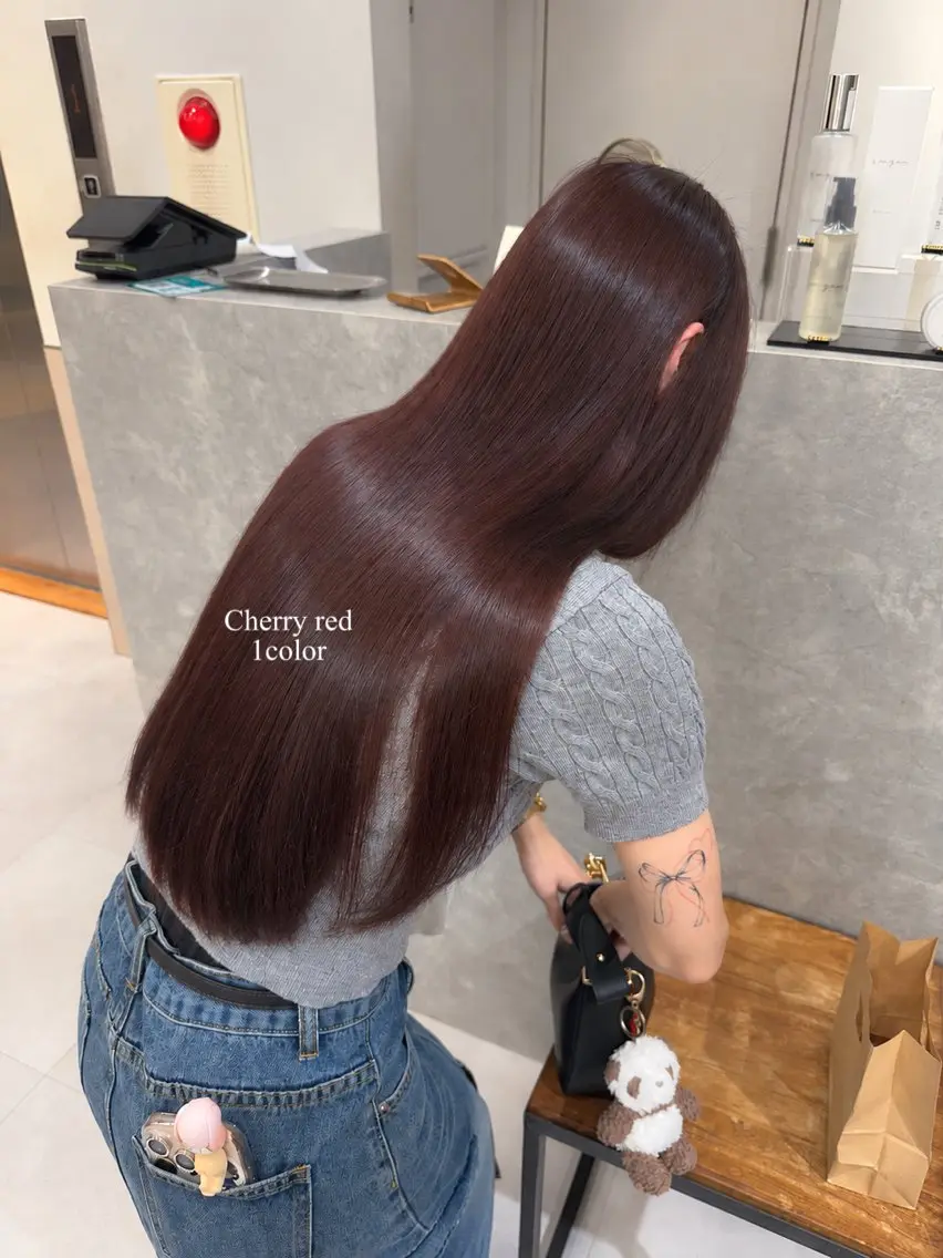カラー 安部 紗菜のヘアスタイル