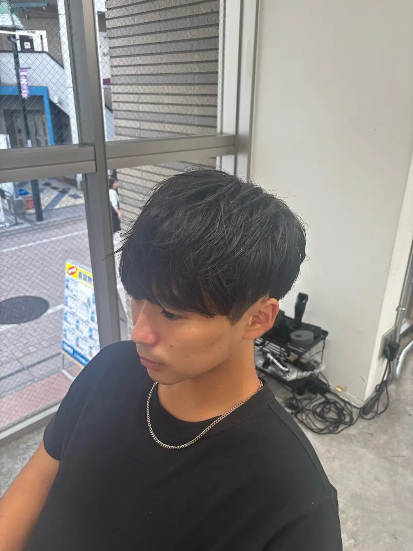 メンズ カット メンズ特化✨️ 韓国風パーマ🔥一八のヘアスタイル
