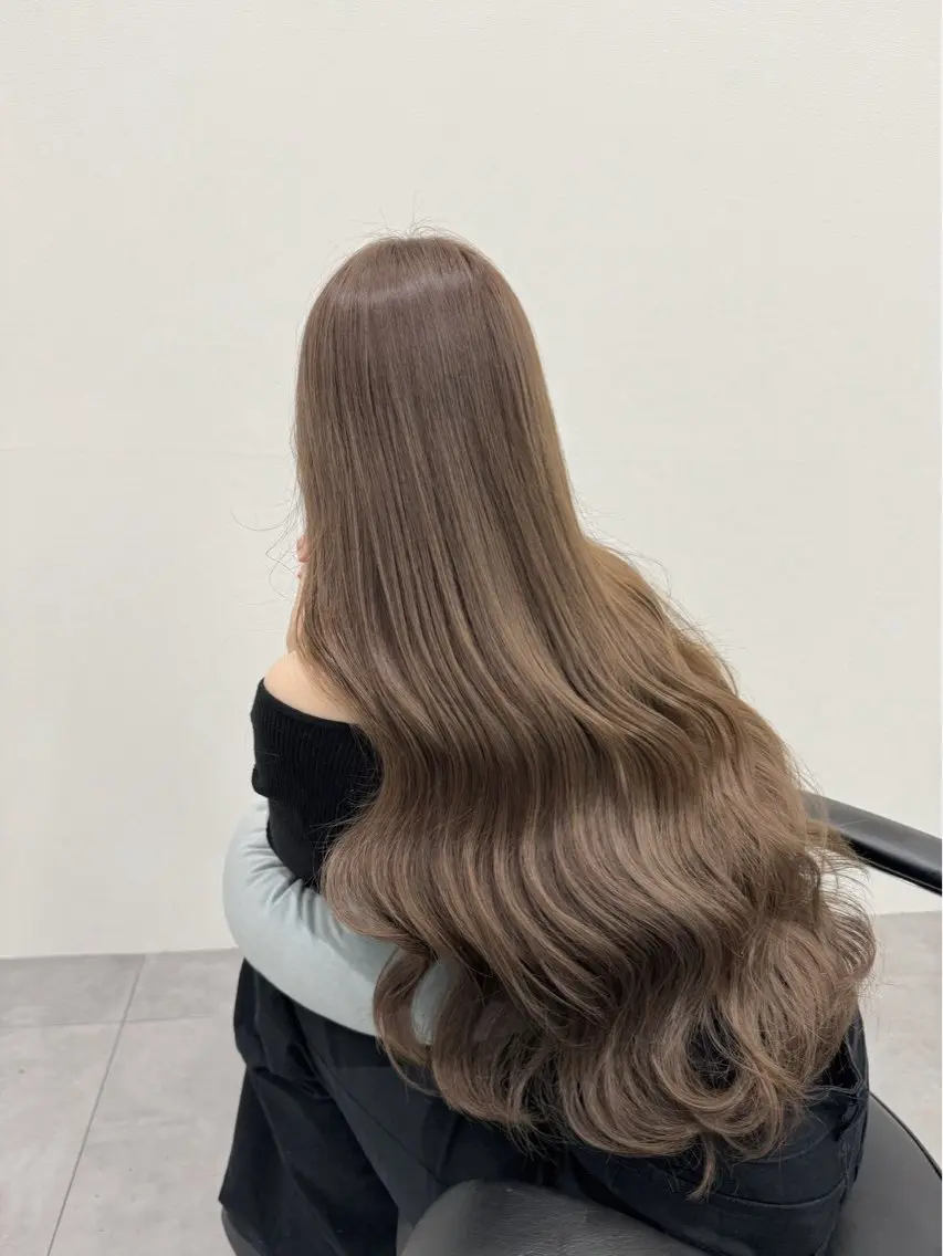 ロング カット ヘアカラー ioe/髪質改善/ カラー/いしなべさえのヘアスタイル