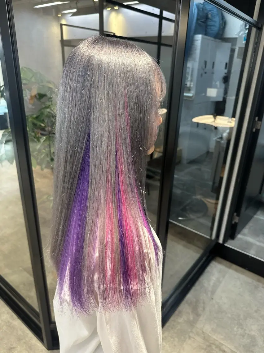 【ケアブリーチ】ブリーチ＋カラー＋トリートメント【全頭ブリーチ】の写真