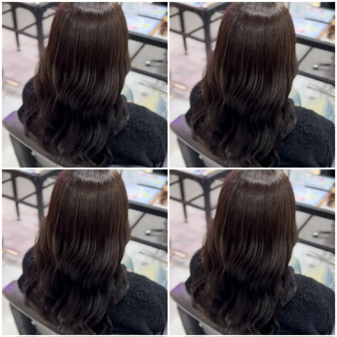 ロング カラー 髪質改善 艶髪矯正 エクステ かいり✂️のヘアスタイル