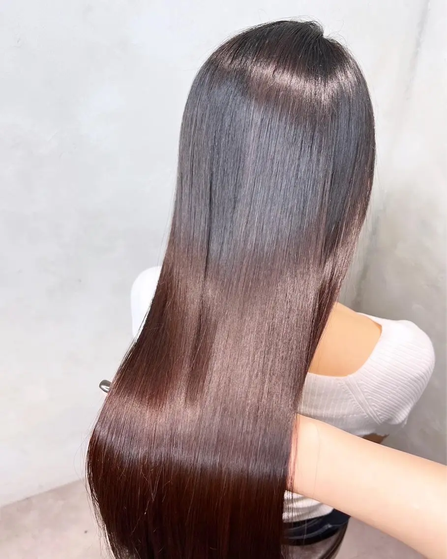 ロング パーマ 髪質改善 ロング トリートメント 酸性ストレート ストレートパーマ 縮毛矯正 💎髪質改善専門 jewel boxのヘアスタイル