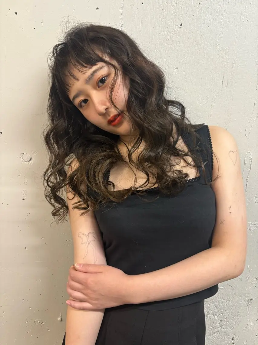 ロング ハイトーン レイヤー🎀meiのヘアスタイル