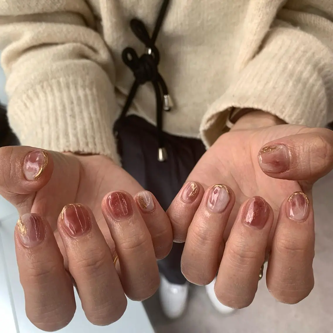 ネイル ニュアンスネイル マキノ ユイのネイルデザイン