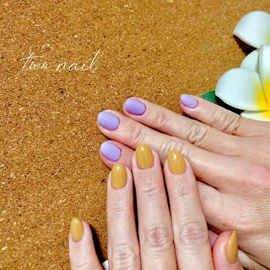 ネイル アートネイル フットネイル ハート ニュアンスネイル ホワイト ハンドネイル two nailのネイルデザイン