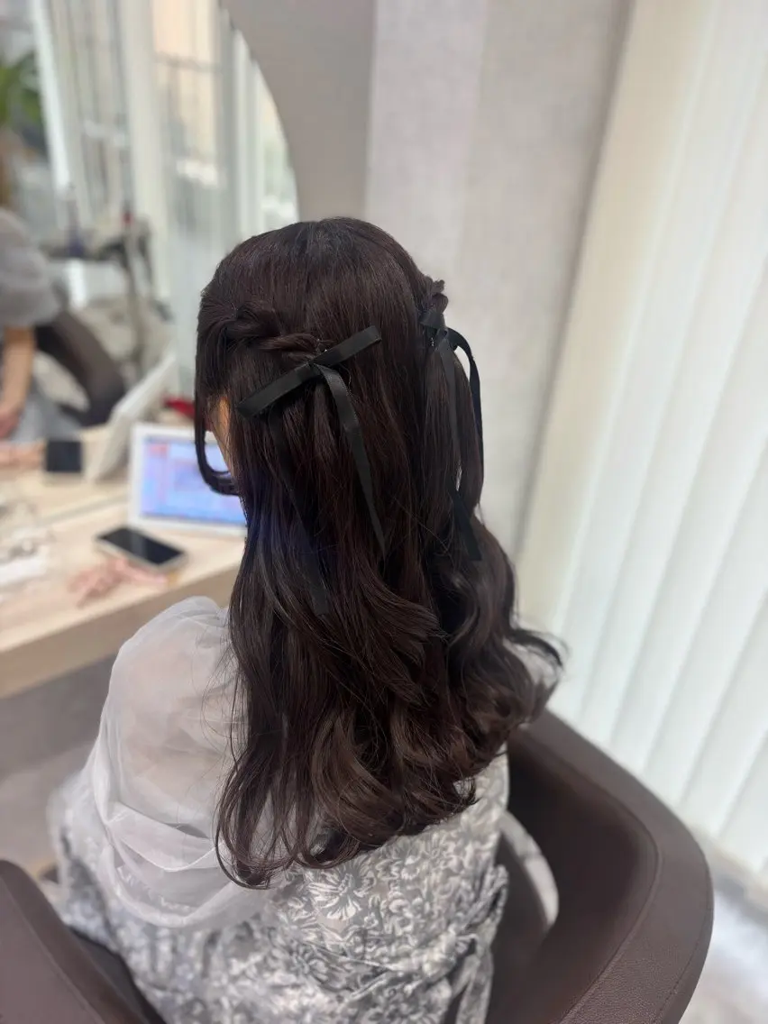 ロング ヘアアレンジ ヘアセット KEEN.渋沢/ 横溝小夏のヘアスタイル