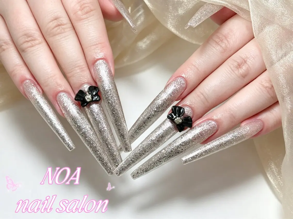 ロング ハンドネイル Noa Nail みつきのネイルデザイン