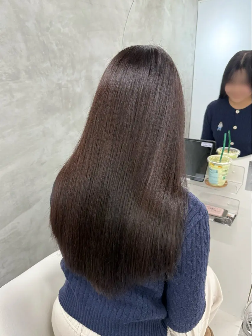 ロング カラー ヘアカラー トリートメント yuuna ✮ door whiteのヘアスタイル
