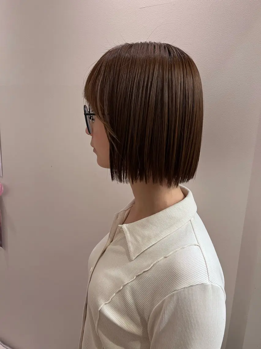 ショート 【美ボブ.艶カラー. 梅田茶屋町】midoのヘアスタイル