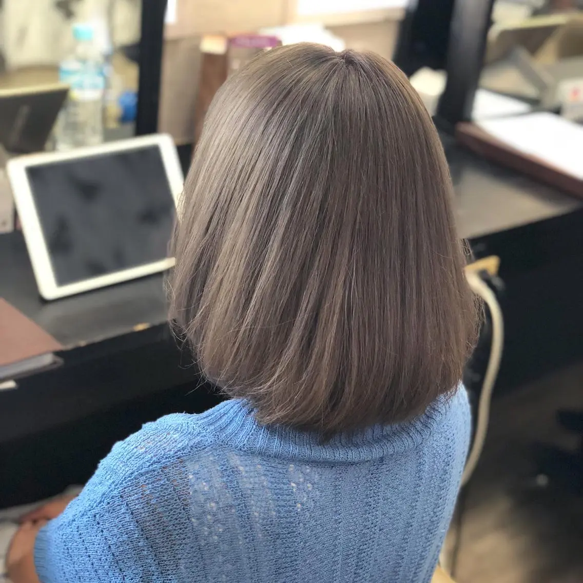 カラー スイトウ アオイのヘアスタイル
