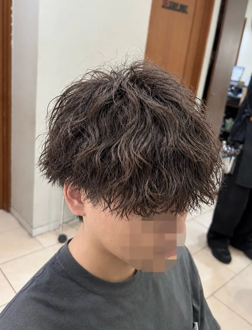 パーマ メンズ カット パーマ ✨ヒナタ✨丁寧さNo .1/似合わせカットのヘアスタイル