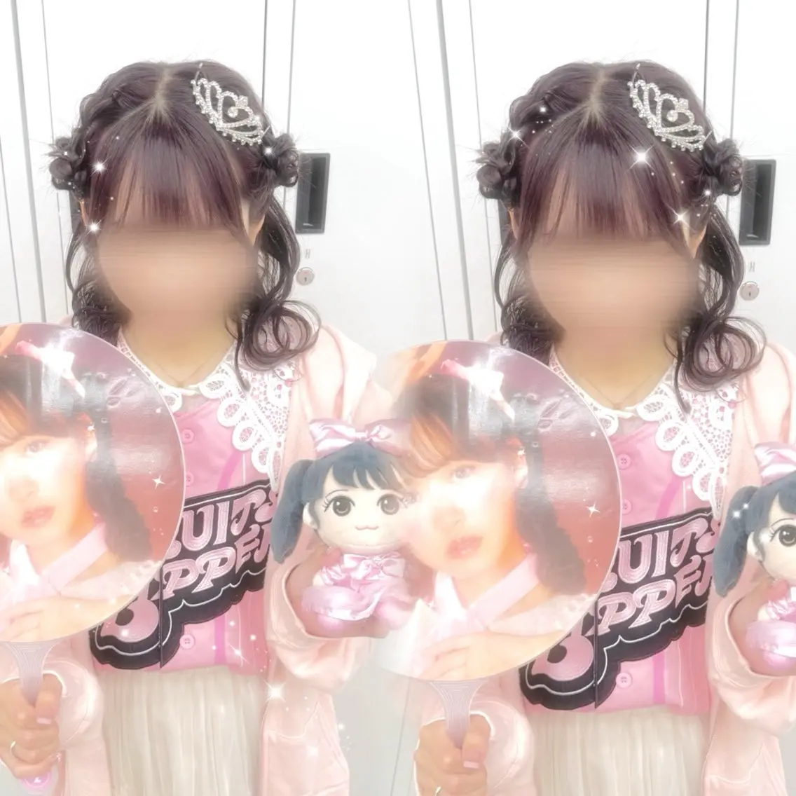 ヘアアレンジ ヘアセット ヘアアレンジエクステ 推し活 さな👶🏻のヘアスタイル