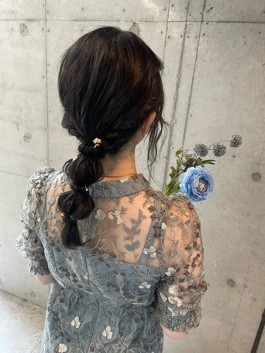 ヘアアレンジ ヘアセット 美髪× ヘアセット✨Araiのヘアスタイル