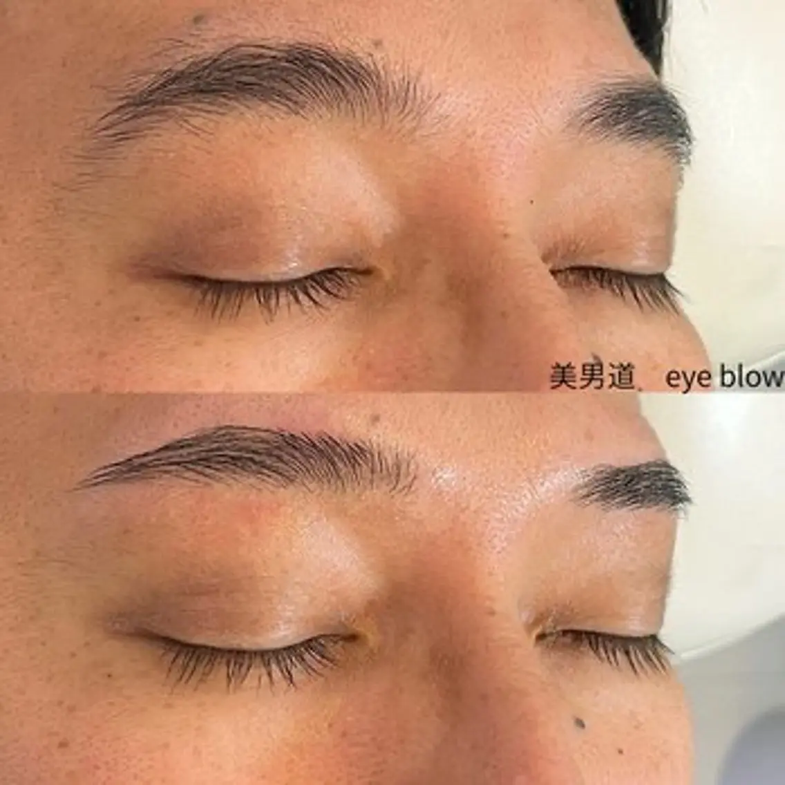 メンズ アイブロウ ワックス脱毛 眉カット BINANDO 桑原の眉毛・アイブロウイメージ