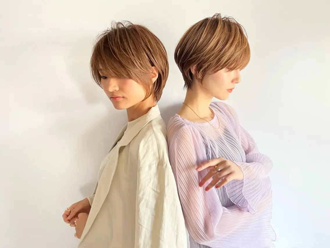 ショート 透明感カラー🌿 似合わせ特化/荒砂のヘアスタイル