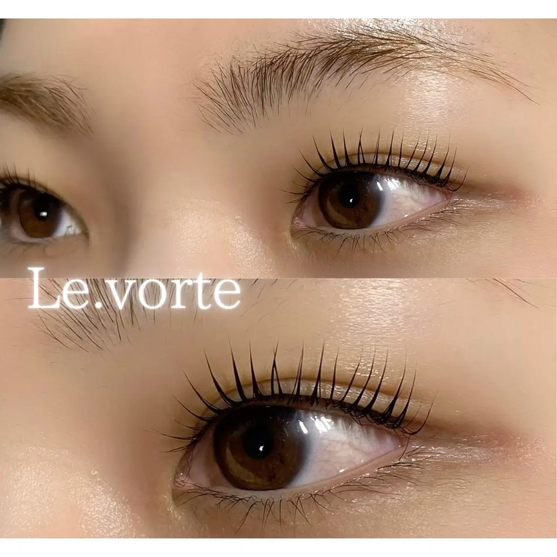 マツエク・マツパ パリジェンヌラッシュリフト Le.vorte /nao店長のマツエク・マツパデザイン