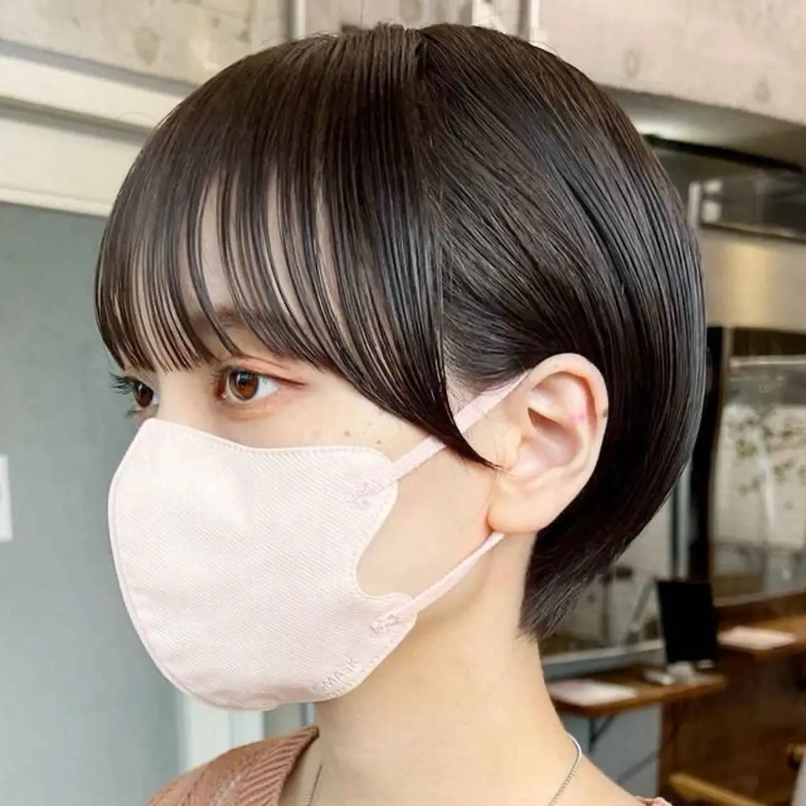 ショート カラー パーマ ヘアアレンジ 暖色💖ツヤ髪💖 masae🌼のヘアスタイル