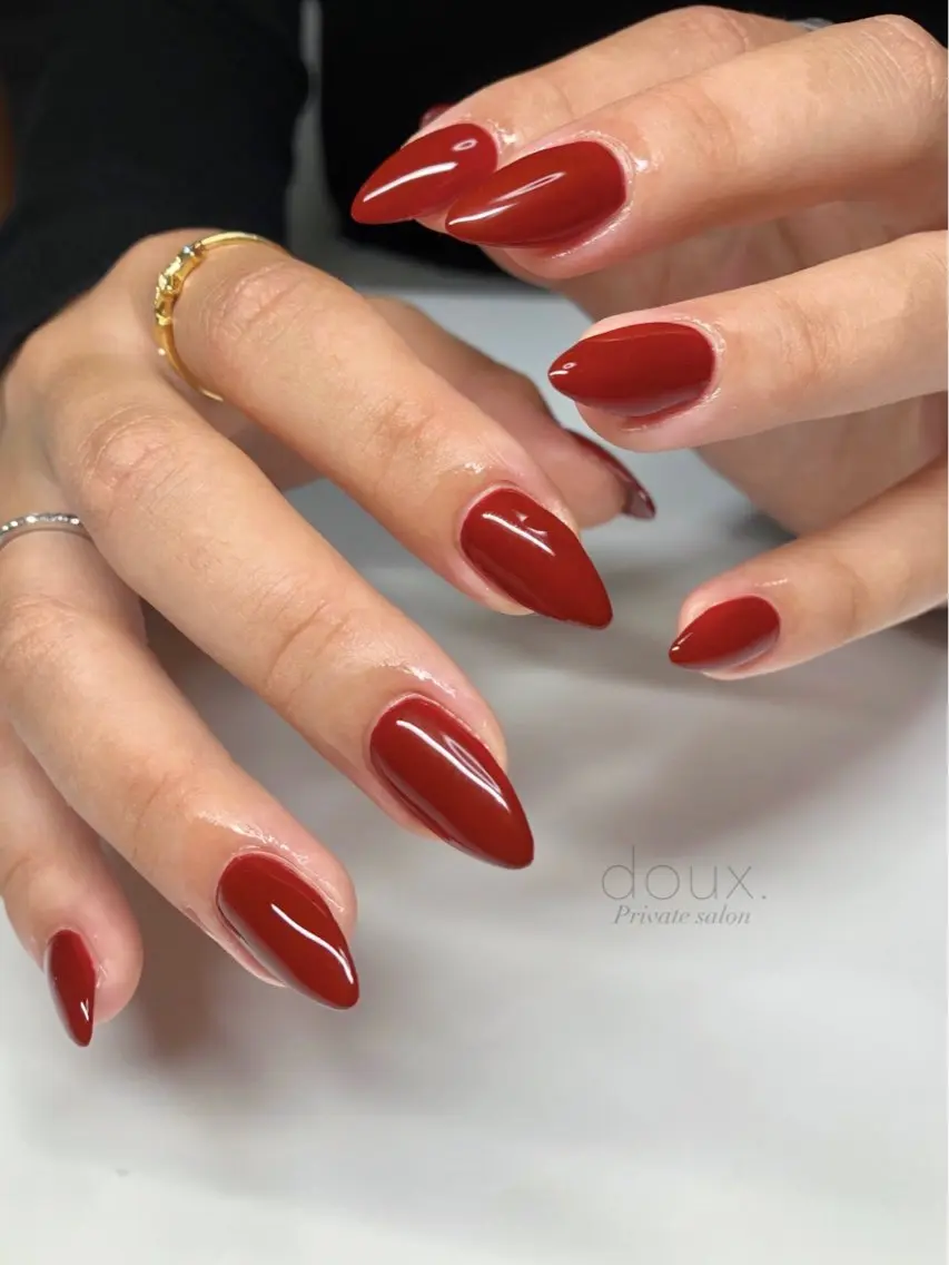 ネイル 韓国ネイル マグネットネイル ニュアンスネイル ワンカラーネイル ワンホンネイル ハンドネイル doux. nailのネイルデザイン