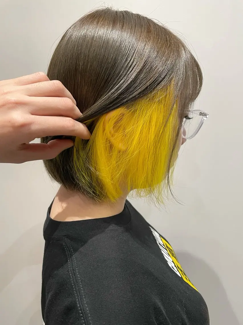 カット+インナーカラー+トリートメントの写真