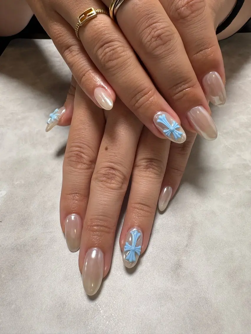 ネイル ミラーネイル 持ち込み ハンドネイル natsuki natsuのネイルデザイン