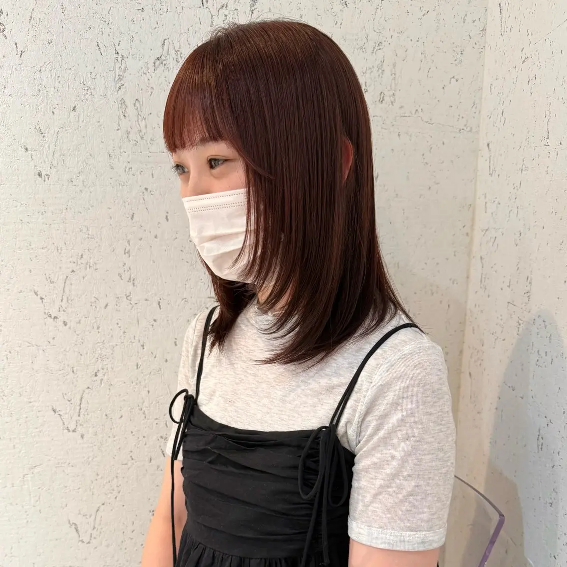 セミロング カラー カット ヘアカラー トリートメント mai / linoah˚✧のヘアスタイル