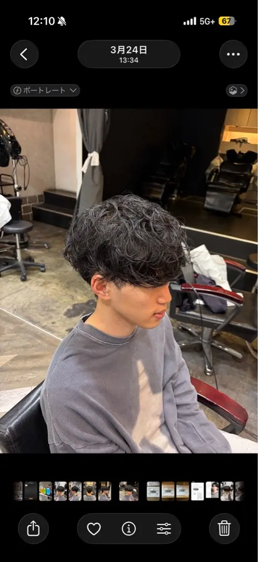 ショート カット無料　・ 市来柊太郎のヘアスタイル