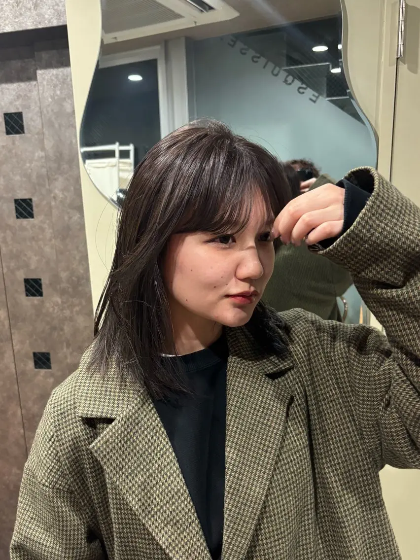 メンテナンスに便利✨【前髪カット＋カラー】の写真